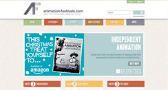 Desktop Screenshot of animation-festivals.com
